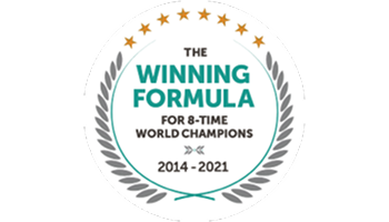 Winning Formula 8-time World Champions 2014–2021