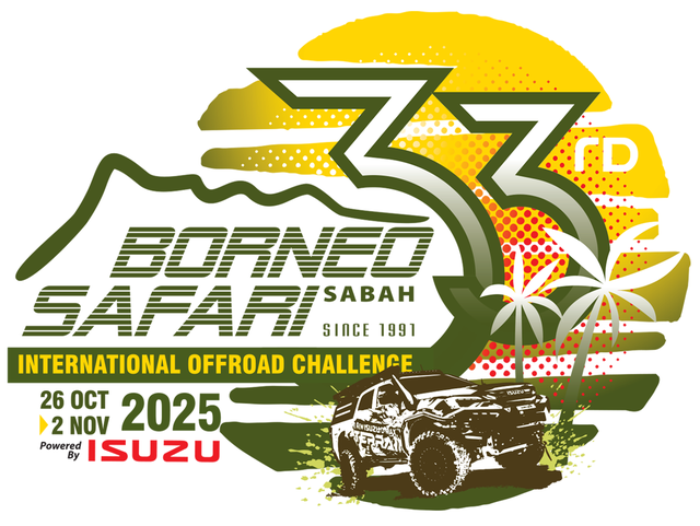 Logo 33rd Borneo Safari International Offroad Challenge 2025
