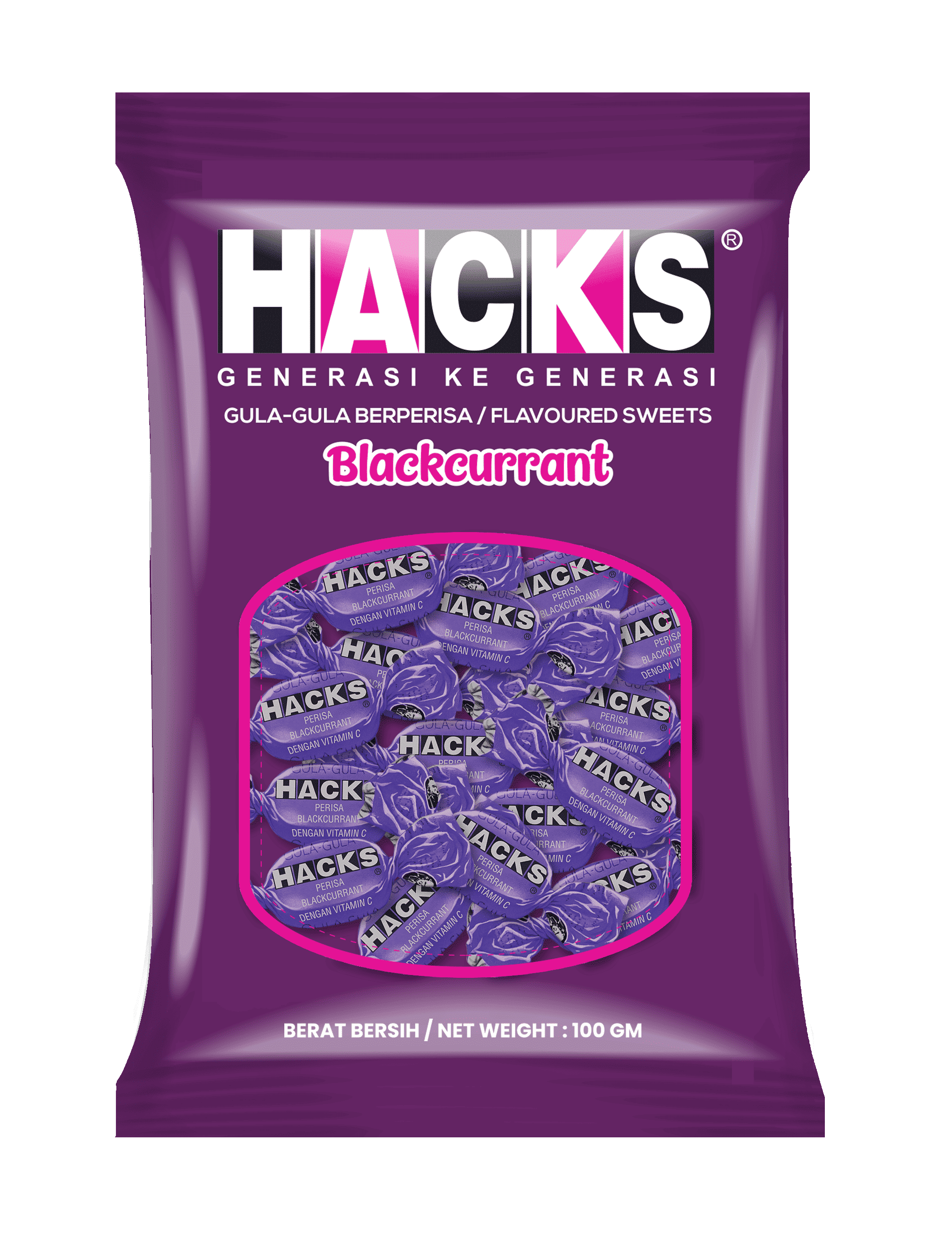 Hacks Blackcurrant 100g