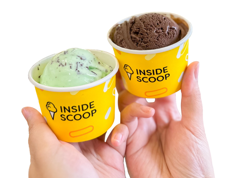 Inside Scoop ice cream visual