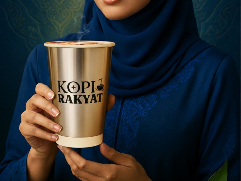 Kopi Rakyat beverage visual