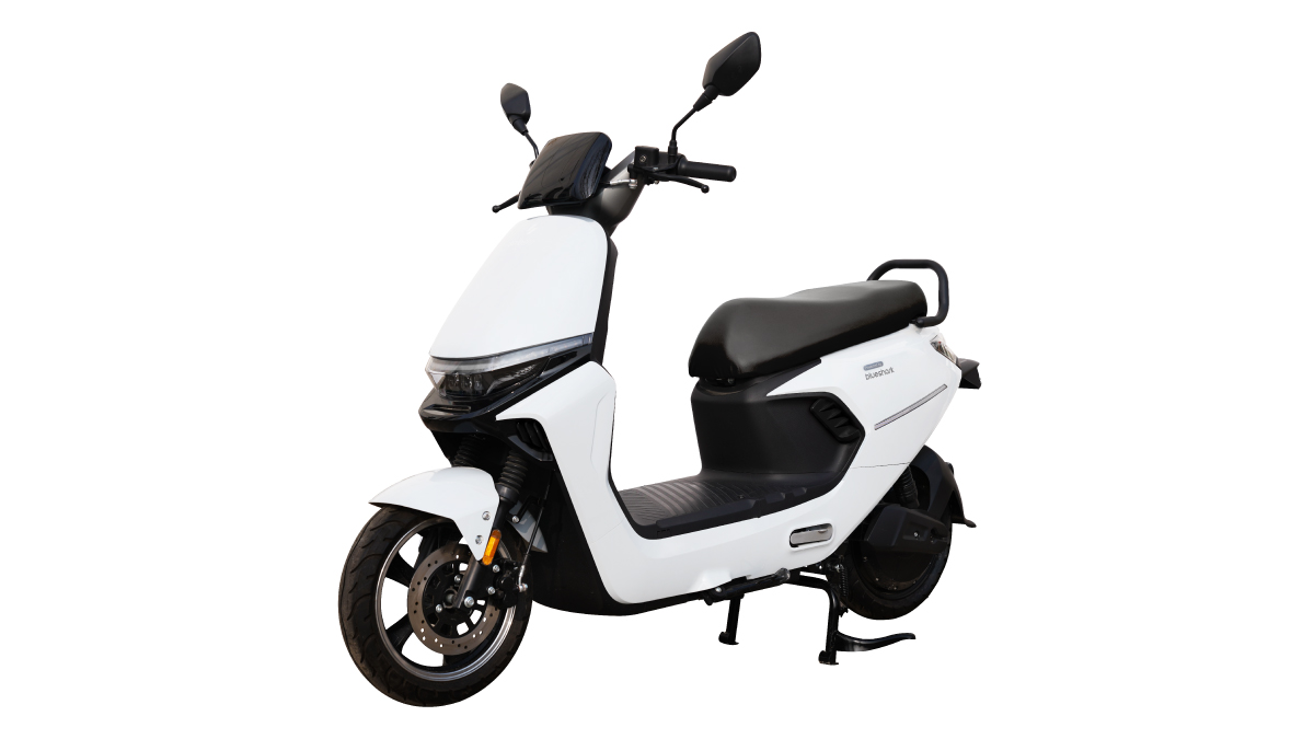 electric bike motorcycle white