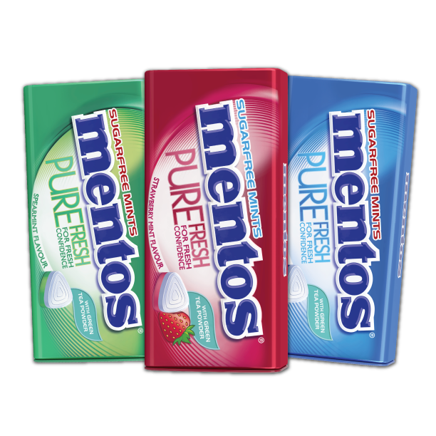 Mentos Pure Fresh Tin 35G