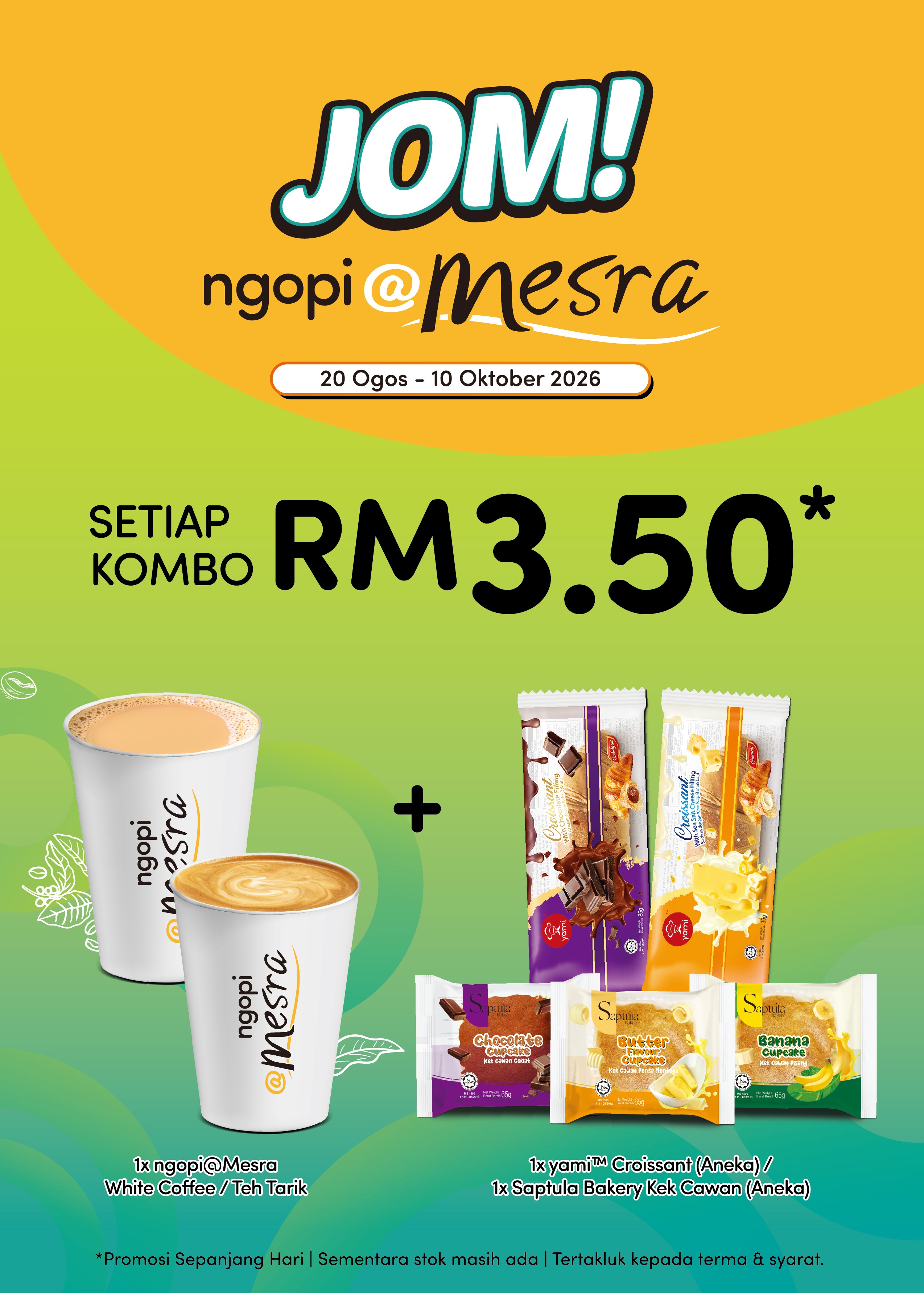 Jom Ngopi at Mesra Combo