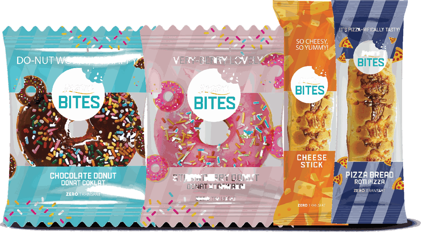 Mesra Donut (Aneka Perisa) / Mesra Cheese Stick / Mesra Pizza Bread