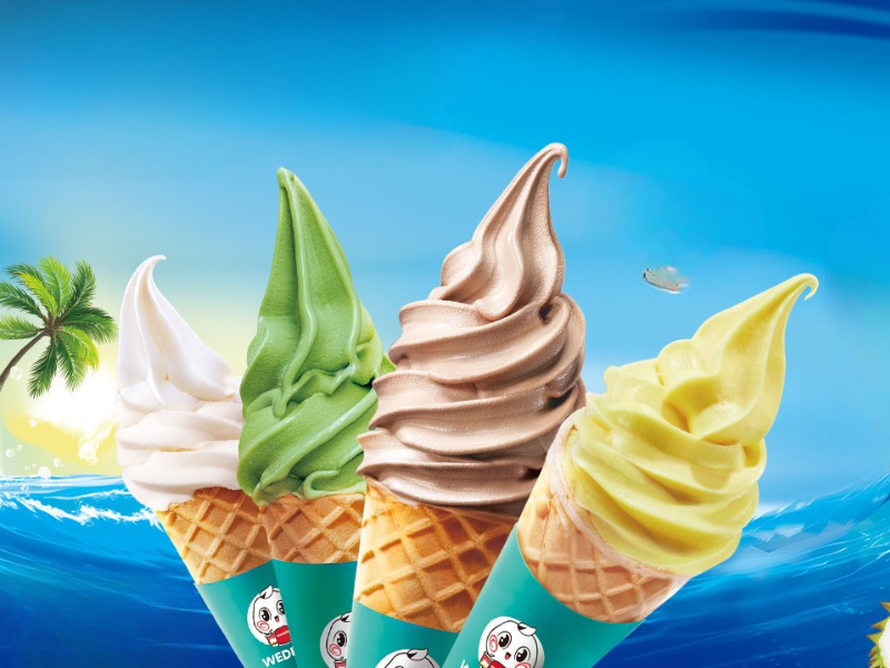 Wedrink sundae ice cream visual